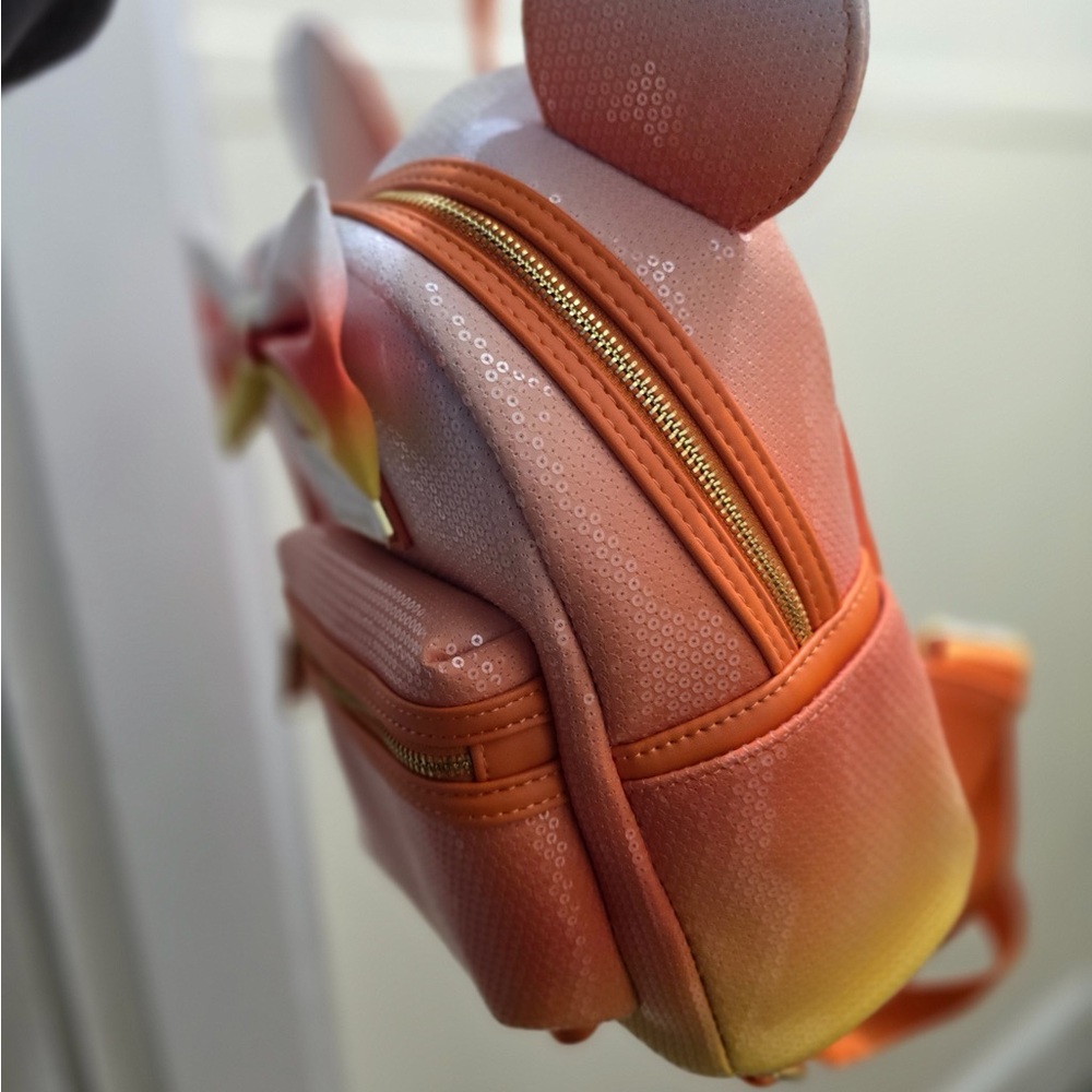 Loungefly CANDY CORN OMBRE Sequin Backpack with Ears